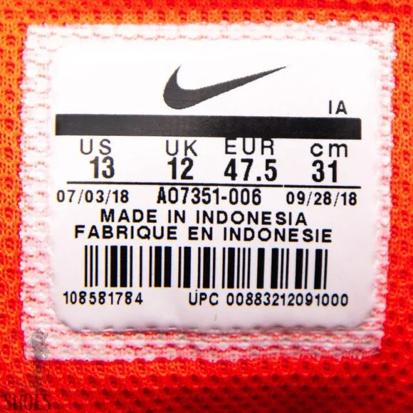 Nike Air Max Wildcard HC 'Black Bright Crimson' Men's Size 13 - Picture 10 of 16